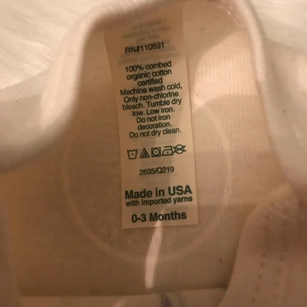 My First Hanukkah Organic Cotton Bodysuit, 0-3 Mos - Picture 4 of 6